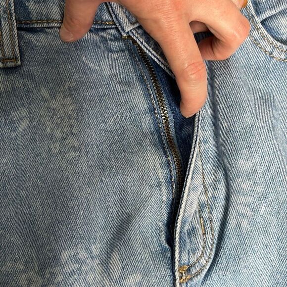 Universal Threads Boyfriend High Rise Jeans 100% Cotton Denim Blue Women's Pants - Picture 6 of 16